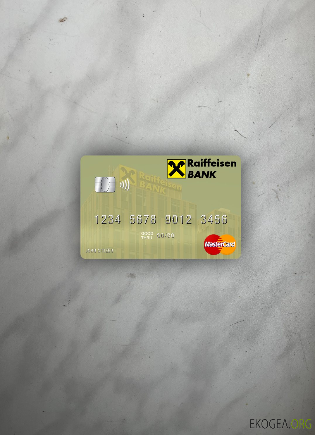 Serbie Raiffeisen banka a.d. Beograd mastercard photolook recto